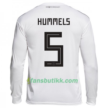 Fotball-VM 2018 Tyskland drakt Hummels 5 Hjemmetrøye Langermet